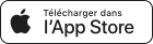 bouton apple store renvoyant sur l'application Hellocare dans l'app store